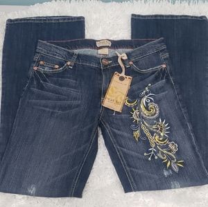 C'est Toi Womens Jeans, Embellished, Size 11